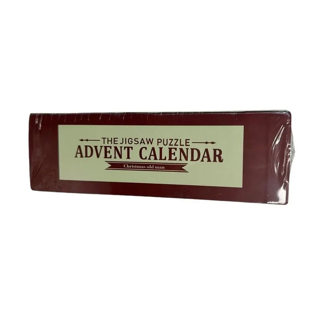 The Jigsaw Puzzle‎ Advent Calendar Christmas Old Man Santa 1008 pc 27 x 19 NEW